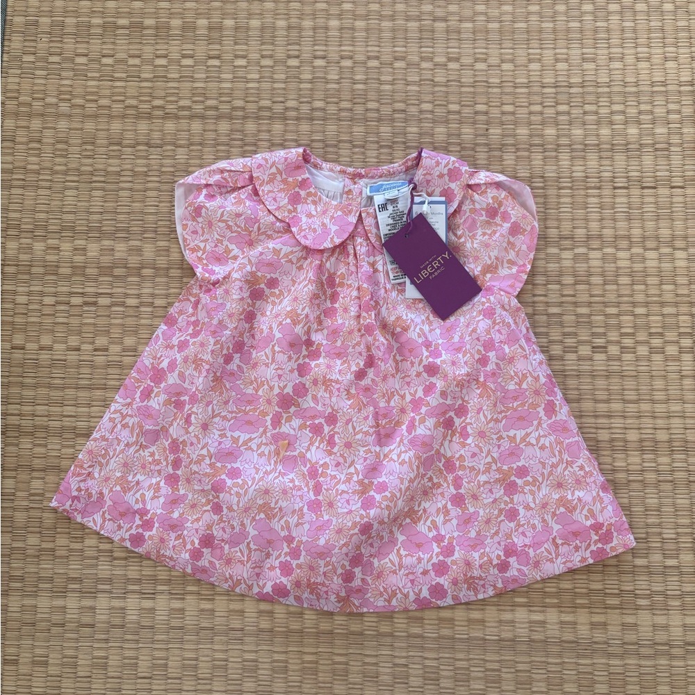Jacadi Pink Floral Kids Dress - Picture 2 of 4
